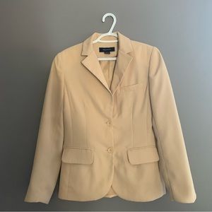 Isaac Mizrahi Size 6 Beige Blazer